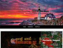 Tablet Screenshot of christinakhin.com